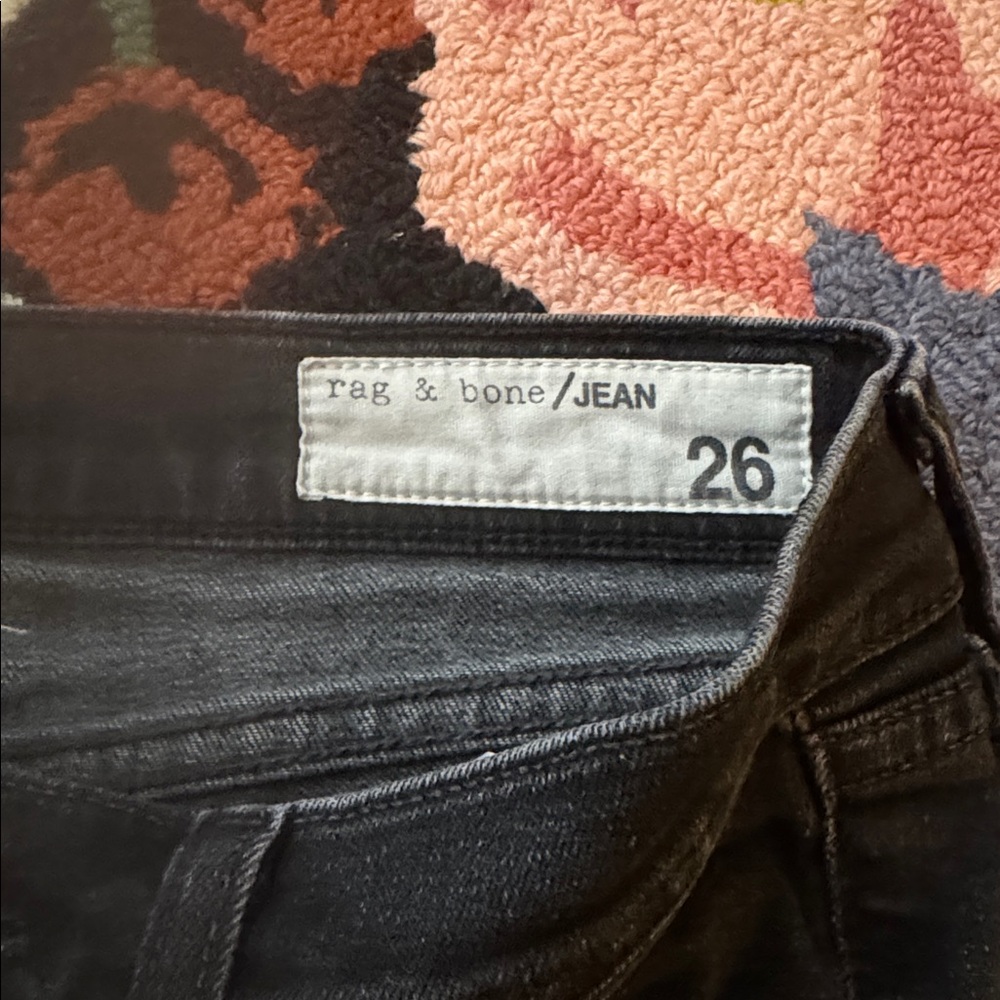 Rag & Bone Dark Wash Skinny Jeans - Picture 2 of 6